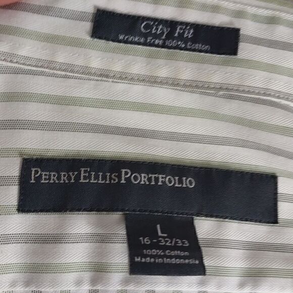 Perry Ellis City Fit Dress Shirt - Picture 7 of 8